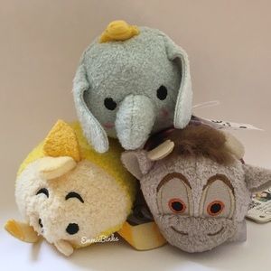 ✨3for$38 Set of 3 Disney Tsum Tsum Mini Plush Collectibles | Dumbo Lumiere Sven
